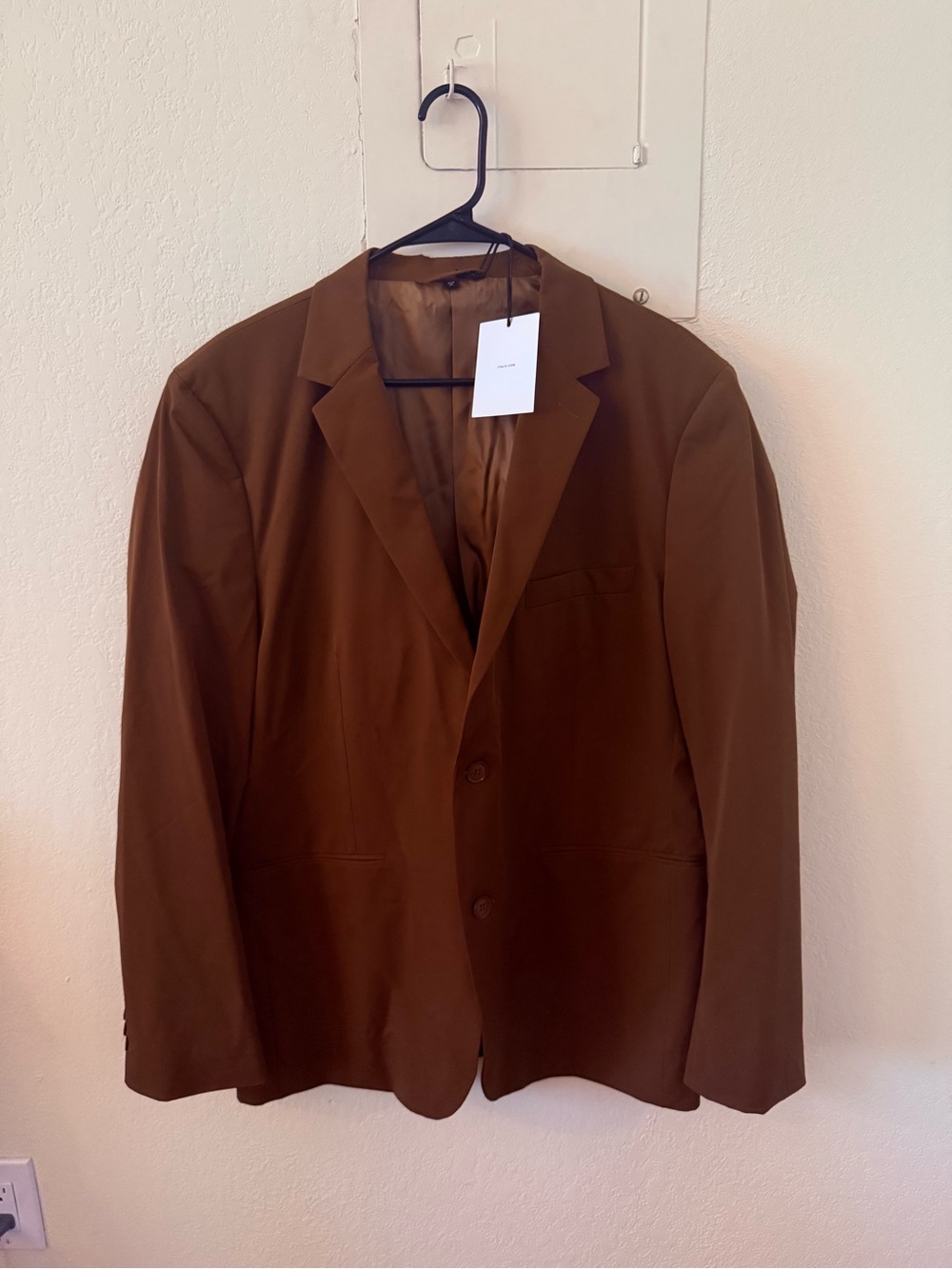 NWT Nylon Men's Brown Two-Button Blazer
